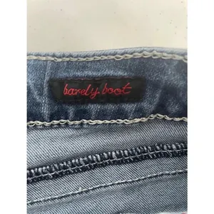 Women's Earl Jeans Barely Boot Bling Y2K Bootcut Jeans Size 10 Blue GUC!‎ 0122 thumbnail 13