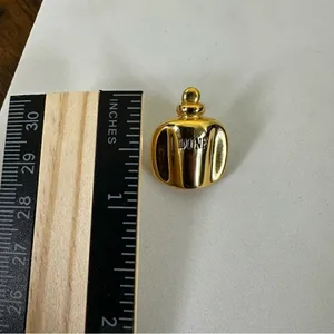 Dior Dune Perfume Bottle Gold Tone Vintage Brooch thumbnail 5