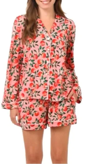Draper James 2-Piece Cozy Long Sleeve Pajama Top and Pajama Shorts Set, 1X, NWT thumbnail 1