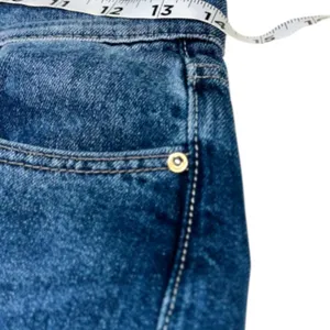 DL1961 Classic Wide Leg Cuffed Palazzo Denim Jeans 25 thumbnail 6