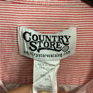 VTG Women’s Country Store Embroidered Cardinal Oversized Grandma Shirt Sz XL thumbnail 4