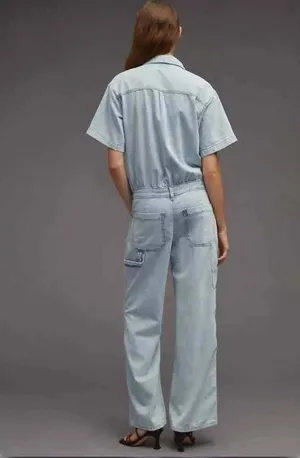 Anthropologie Pilcro Denim Jumpsuit Sz 6 thumbnail 6