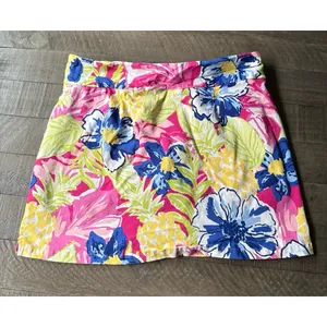 Rafaella Women's bright Vibrant Pineapple Floral Skort Size XL‎ thumbnail 5