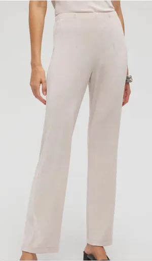 Chico’s Travelers No Tummy Gray Seagull Pants NEW 1 M thumbnail 1