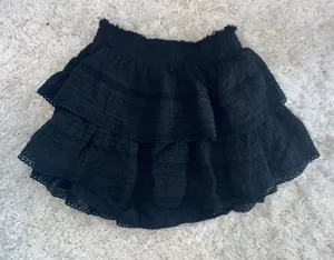Aerie Black Ruffle Skirt thumbnail 1