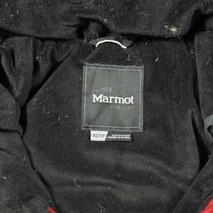 Marmot Puffer Jacket XS Red 700 Fill Down Quilted Hooded Winter Coat Longline thumbnail 3