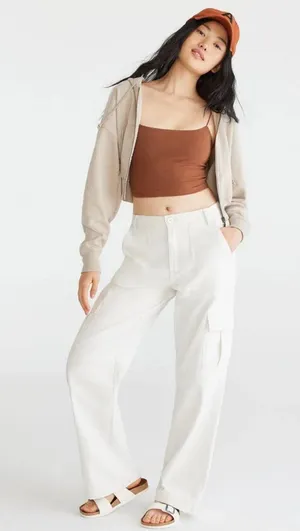 Aeropostale White Jeans thumbnail 1