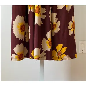 Sugar‎ Lips S Brown Floral Maxi Dress Studded Empire Waist Boho Summer thumbnail 3