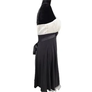 NWT Snap Black and White Sleeveless Prom or Cocktail Dress - Juniors Size 9 thumbnail 9