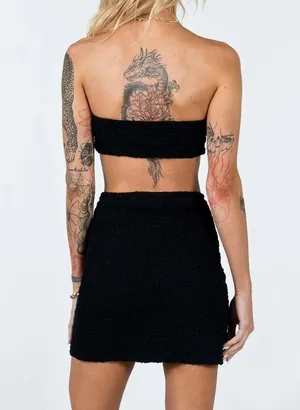 Princess Polly Matilda Set Black Size Six sold out worn once! Perfect condition thumbnail 3