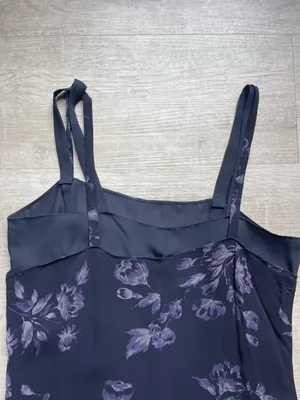 INC International Concepts Floral Strap Midi Dress Size 4 Y2K Fairy Whimsygoth thumbnail 7