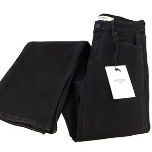 Hidden Los Angeles Womens‎ High Rise Slit Hem Ryan Bootcut Jeans Black Sz 24 NWT thumbnail 3