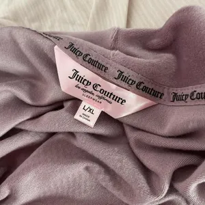 Y2K Juicy Couture L Velvet Pink Velour Rhinestone Logo Robe Loungewear‎ coquette thumbnail 4