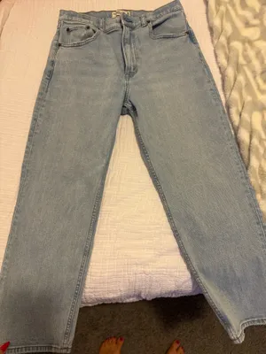 Abercrombie Ankle Straight Ultra High-Rise thumbnail 1