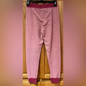 Free People‎ Intimately Chill Evening Pink Plaid Pajama Lounge Pants Size XS thumbnail 3