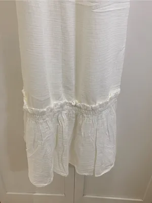 Zara White Off-Shoulder Maxi Dress thumbnail 5