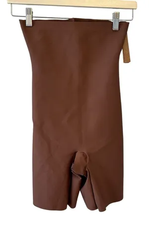 NWT Skims Body High Waisted Mid Thigh Shorts Jasper LARGE ( SOLD OUT) thumbnail 1