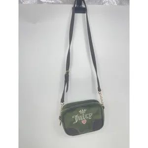 NWOT Juicy Couture SuperGreen Chocolate Heritage Crossbody Bag‎ thumbnail 4