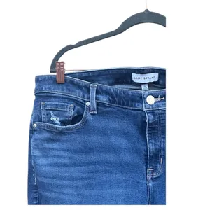 Lane Bryant Signature Fit Mid-Rise Skinny Distressed Raw Hem Jeans Plus Size 20 thumbnail 3