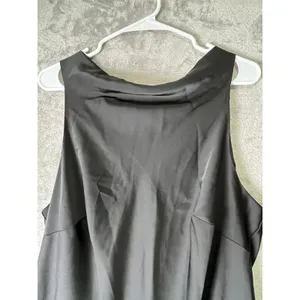 Azazie Allettie Stretch Black Mermaid Satin Dress Bridesmaid Dress New A16 thumbnail 2