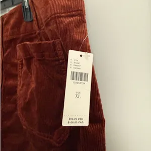 Maeve Colette Corduroy Button Front Mini Skirt Size XL Copper NWT Anthropologie thumbnail 10