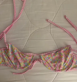 For Love & Lemons Bikini Top Floral thumbnail 1