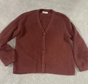 The Commons Large Rust‎ Cardigan Soft Juniors Large Nylon Acrylic thumbnail 1