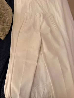 Zara White Slim Slacks thumbnail 1