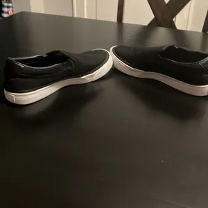 Nike‎ Womens Court Royale AC Canvas Slip On Shoes Black White 11 thumbnail 6
