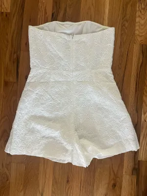 Altar'd State White Romper thumbnail 2