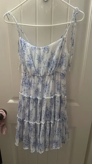 Blue floral dress Size XS thumbnail 2