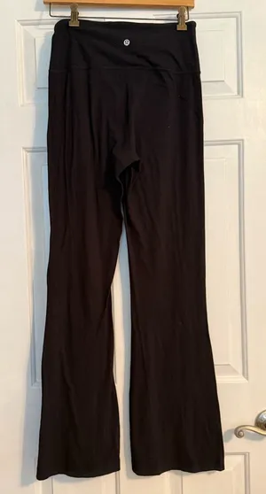 Lululemon Groove Nulu High-Rise Flared Pant in Black thumbnail 1