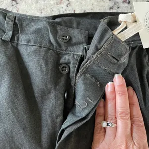 Urban Renewal Cargo Pants Womens 29 Green Grey Gorpcore Wide Leg Reworked NEW thumbnail 6
