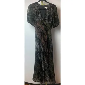 Anthropologie Hutch Arrie Midi Velvet Dress Sz. 2 thumbnail 3