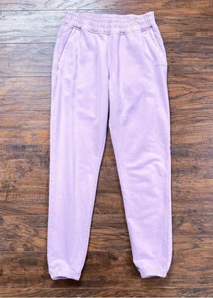 Outdoor Voices • Cotton Terry Sweatpant jogger pants Provence cotton lavender thumbnail 2