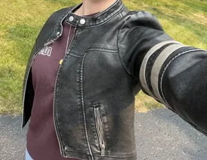 SO Leather Jacket Black thumbnail 3