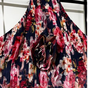 Petal & Pup LENNON HALTERNECK MAXI DRESS FLORAL Tiered Size S thumbnail 7