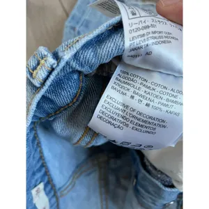 Levi's Premium Denim 100% Cotton Wedgie Shorts Snooze You Loose Distressed 26 thumbnail 7