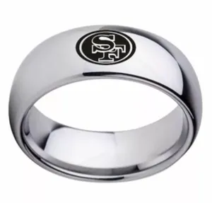 Silver Arc San Francisco 49ers Ring thumbnail 2