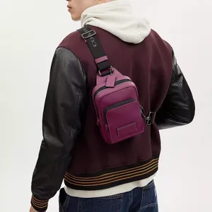 Black Antique NickelDeep Berry Track Pack Calf Leather Crossbody thumbnail 3