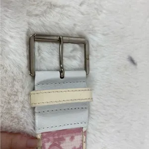 Authentic Pink Monogram Belt thumbnail 2