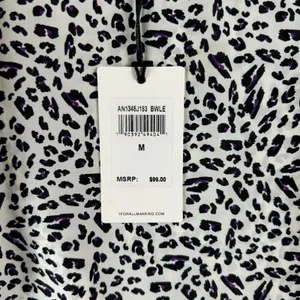 7‎ For All Mankind Womens Silk Blend Animal Print Tie Shoulder Cami Top M NEW thumbnail 6
