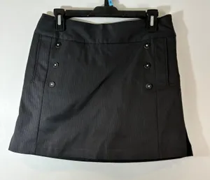 Adidas Golf Skort Pull On Athletic Performance Black Size 2‎ thumbnail 1