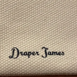 Draper James Red White Go Y'all Cotton Wristlet bag 5x6 Inches thumbnail 2