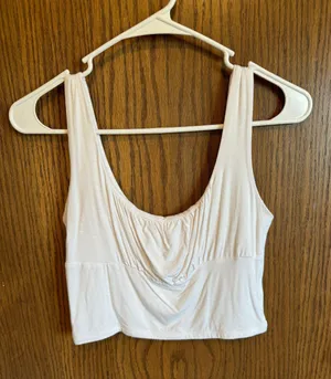 Cropped Top White Size M thumbnail 2