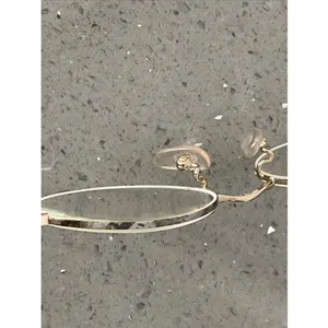 Nine West 21 Eyeglasses Frames ONLY 46-19-130 7FX Gold half rim pink tortoise thumbnail 9