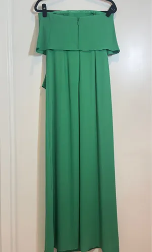 BCBGMaxAzria Green Felicity Strapless Gown Size 4 thumbnail 9