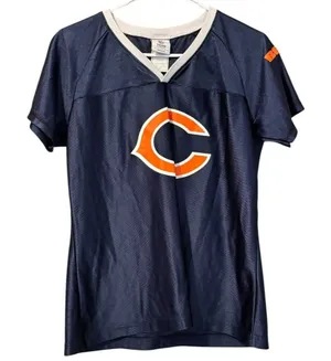 Chicago Bears Cutler 6 Women’s Large Jersey,‎ NFL Team Apparel Blue Football thumbnail 1