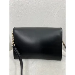 Kate Spade Black Crossbody Bag 100% Cow Leather‎ Gold Lock thumbnail 2