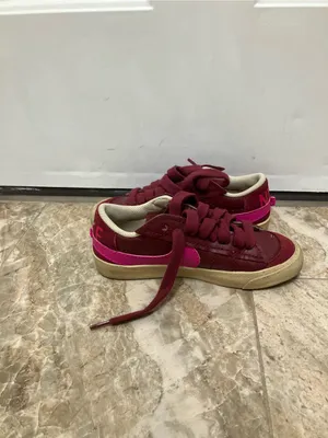 Nike Women's Size 5.5 Blazer Low '77 Jumbo DQ1470 101 SNeaker Trainer purple thumbnail 4